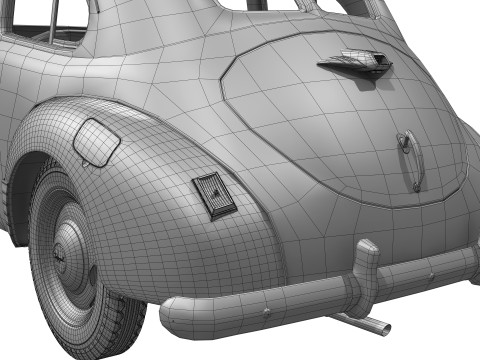 Toyopet SA 1947 - 1952 3D Model