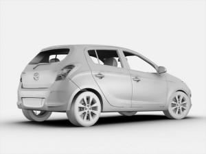 hyundai i20 2013 3D मॉडल