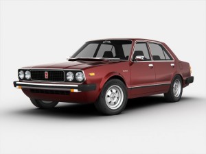 honda accord 1977 3D मॉडल