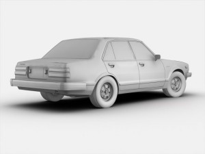 honda accord 1977 Model 3D