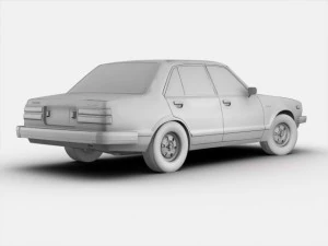 honda accord 1977 3D Model