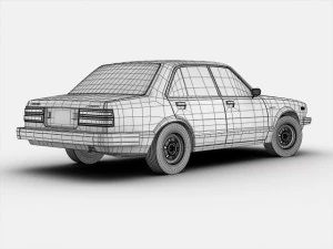honda accord 1977 3D Model