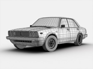 honda accord 1977 Model 3D