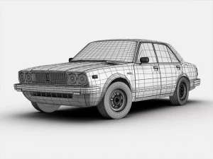 honda accord 1977 3D Model