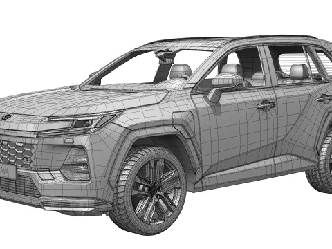 Toyota RAV4 PHEV 2026 3D Model