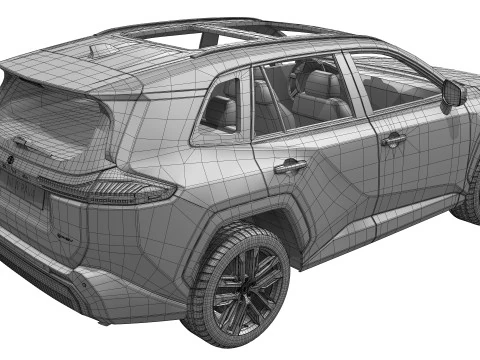 Toyota RAV4 PHEV 2026 3D Model