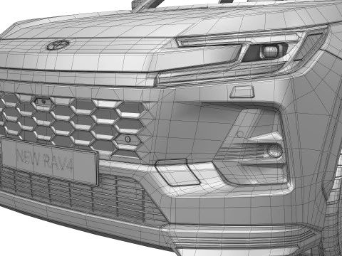 Toyota RAV4 PHEV 2026 3D Model