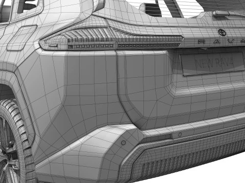 Toyota RAV4 PHEV 2026 3D Model