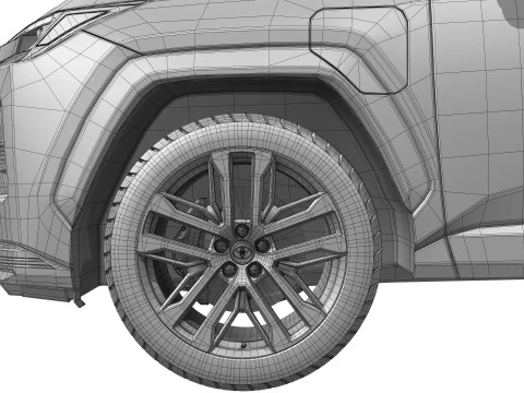 Toyota RAV4 PHEV 2026 3D Model
