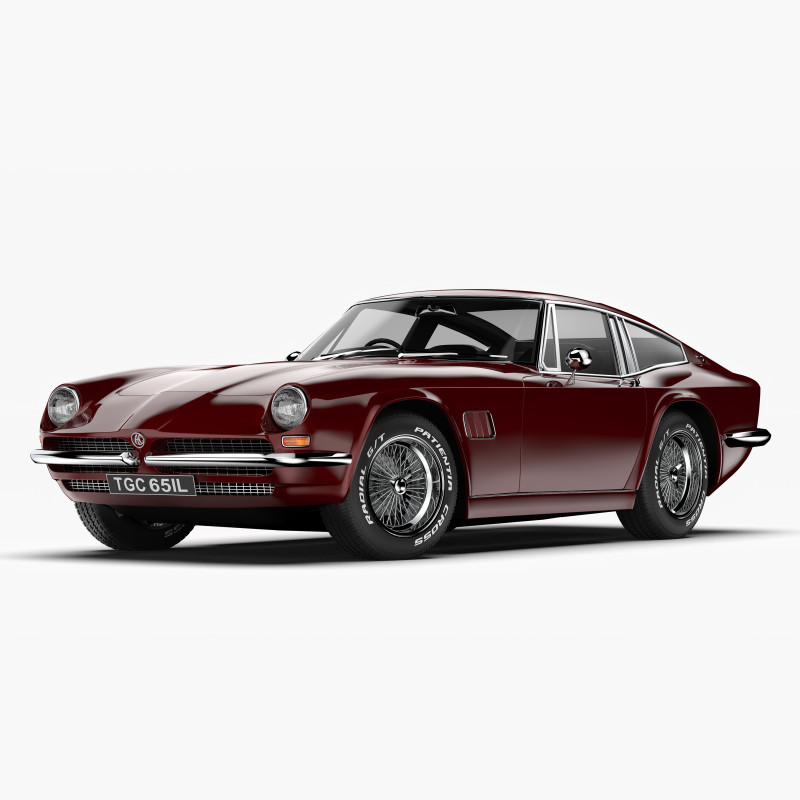AC 428 Frua 1965 - 1973 рр 3D Модель .c4d .max .obj .3ds .fbx .stl .blend 