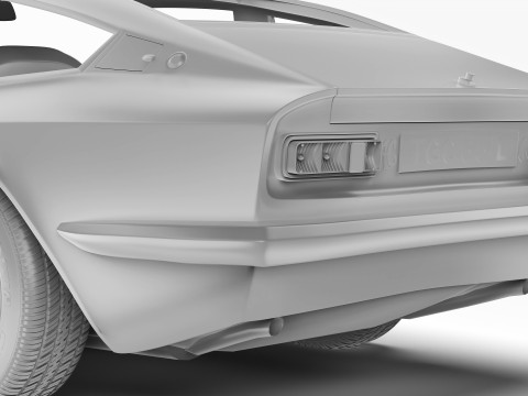 AC 428 Frua 1965 - 1973 рр 3D Модель