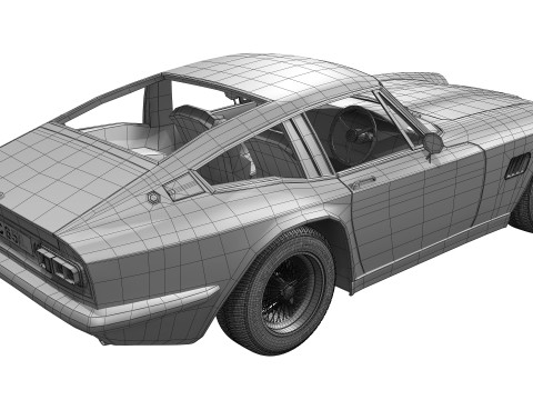 AC 428 Frua 1965 - 1973 рр 3D Модель