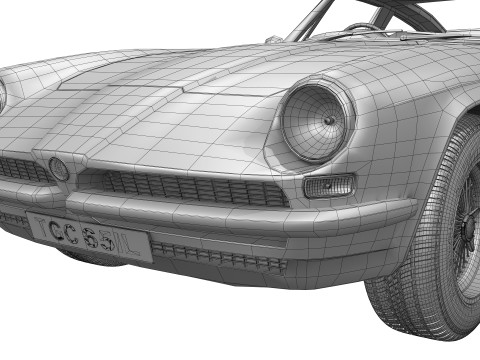 AC 428 Frua 1965 - 1973 рр 3D Модель