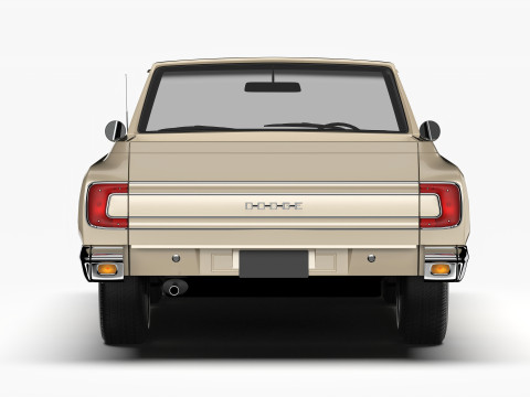 道奇 Valiant Ute VF 1967 - 1969 3D 模型