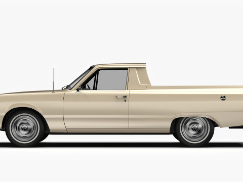道奇 Valiant Ute VF 1967 - 1969 3D 模型