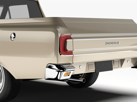 道奇 Valiant Ute VF 1967 - 1969 3D 模型