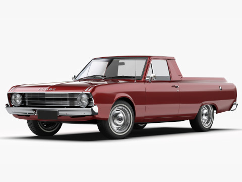 道奇 Valiant Ute VF 1967 - 1969 3D 模型