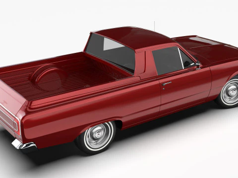 Dodge Valiant Ute VF 1967 - 1969 3D Model