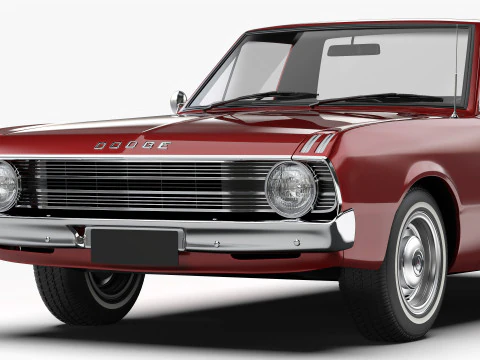 Dodge Valiant Ute VF 1967 - 1969 3D Model