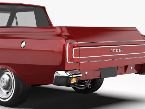 Dodge Valiant Ute VF 1967 - 1969 3D Model