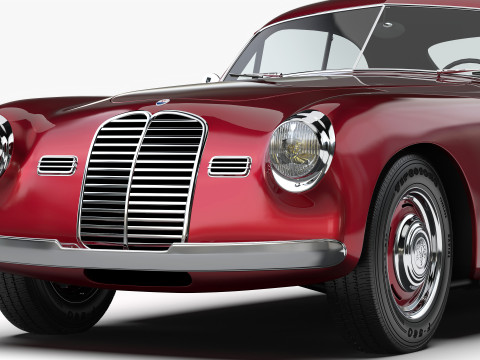 마세라티 A6 1500 Gt 1947 - 1950 3D 모델