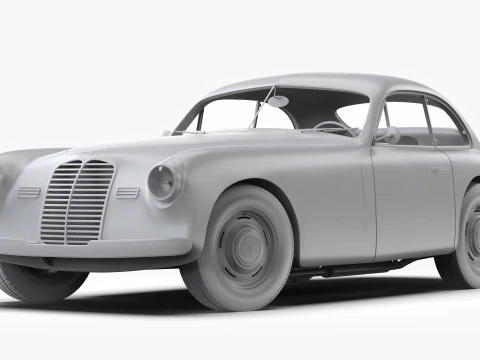 Maserati A6 1500 Gt 1947 - 1950 3D Model