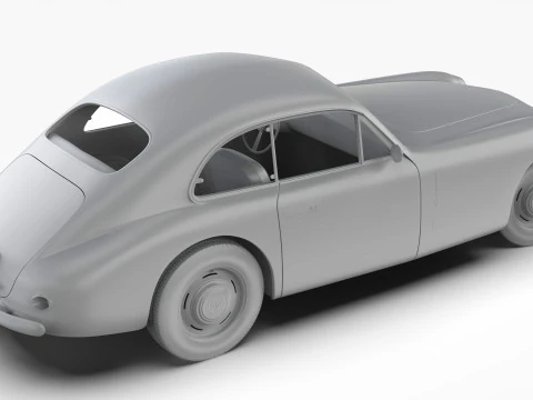 Maserati A6 1500 Gt 1947 - 1950 3D Model