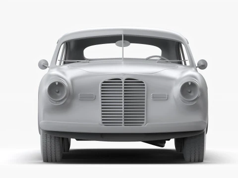 Maserati A6 1500 Gt 1947 - 1950 3D Model