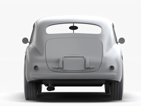 마세라티 A6 1500 Gt 1947 - 1950 3D 모델