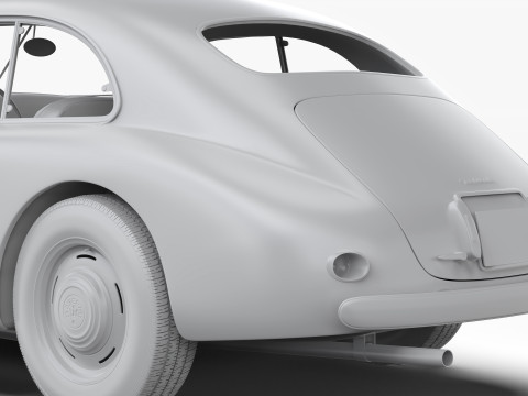 마세라티 A6 1500 Gt 1947 - 1950 3D 모델