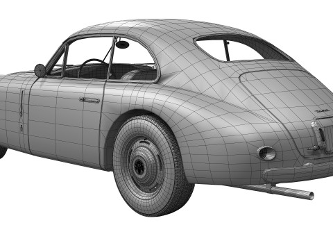 마세라티 A6 1500 Gt 1947 - 1950 3D 모델