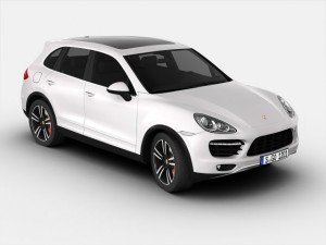 porsche cayenne turbo s 2013 3D Model