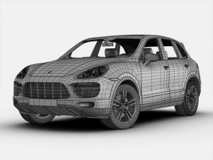porsche cayenne turbo s 2013 3D Model