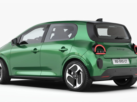 ルノー トゥインゴ E-テック エレクトリック 2027 3Dモデル