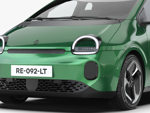 ルノー トゥインゴ E-テック エレクトリック 2027 3Dモデル