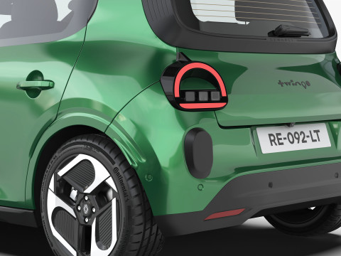 ルノー トゥインゴ E-テック エレクトリック 2027 3Dモデル