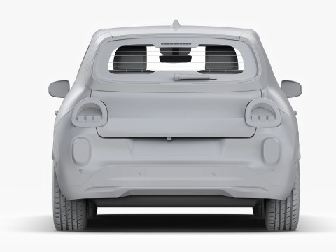 ルノー トゥインゴ E-テック エレクトリック 2027 3Dモデル