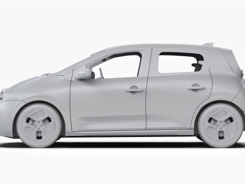 ルノー トゥインゴ E-テック エレクトリック 2027 3Dモデル
