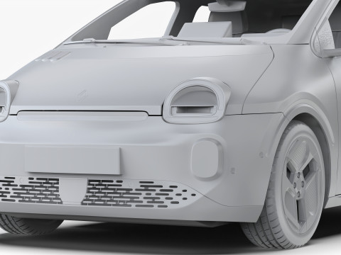 ルノー トゥインゴ E-テック エレクトリック 2027 3Dモデル