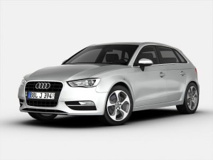 audi a3 sportback 2013 3D 모델