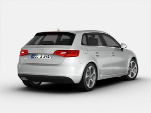 audi a3 sportback 2013 3Dモデル