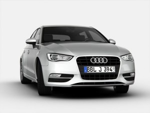 audi a3 sportback 2013 3Dモデル