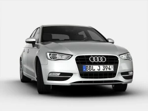 audi a3 sportback 2013 3D Model