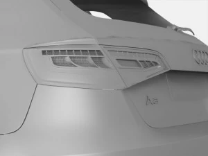 audi a3 sportback 2013 3D Model