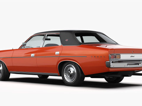 क्रिसलर वीजे वैलेंट रीगल सेडान 1973 - 1975 3D मॉडल