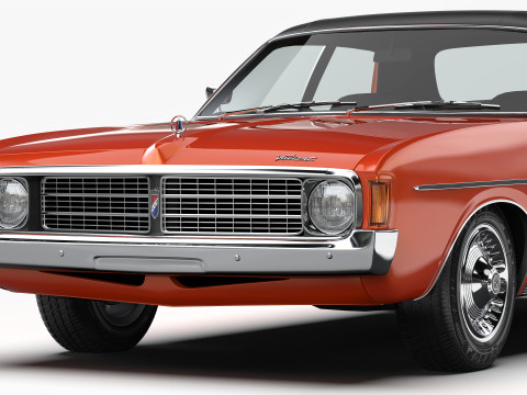 क्रिसलर वीजे वैलेंट रीगल सेडान 1973 - 1975 3D मॉडल