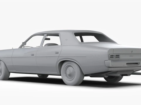 Chrysler VJ Valiant Regal Sedan 1973 - 1975 3D Model
