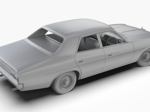 क्रिसलर वीजे वैलेंट रीगल सेडान 1973 - 1975 3D मॉडल