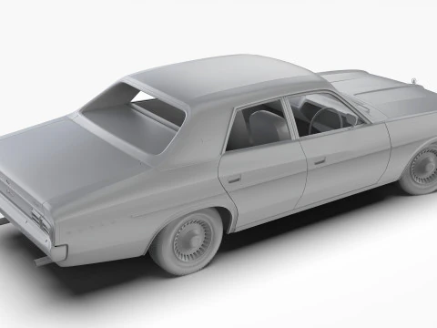 Chrysler VJ Valiant Regal Sedan 1973 - 1975 3D Model