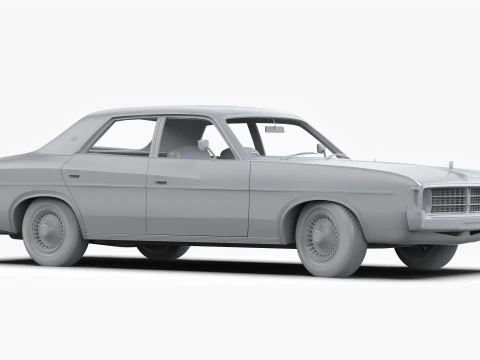 Chrysler VJ Valiant Regal Sedan 1973 - 1975 3D Model